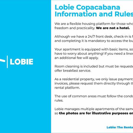 Lobie Copacabana Apartment Rio de Janeiro Luaran gambar